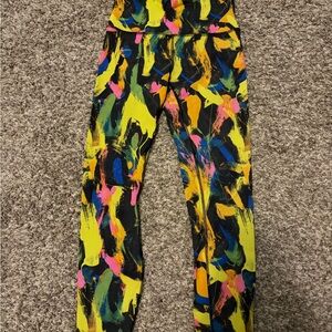 lululemon athletica Multicolor Abstract Leggings